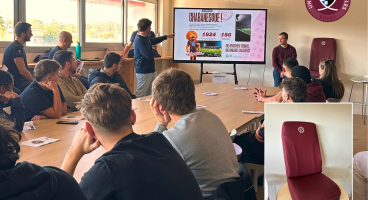 Les apprentis chaudronniers, soudeurs et usineurs relèvent un défi d’envergure : redonner vie aux sièges mythiques du stade Chaban-Delmas